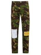 Matchesfashion.com Martine Rose - Camouflage Cotton Blend Trousers - Mens - Camouflage