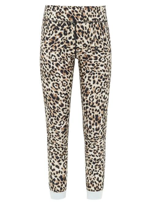 Matchesfashion.com The Upside - Water Leopard-print Technical Cropped Leggings - Womens - Leopard