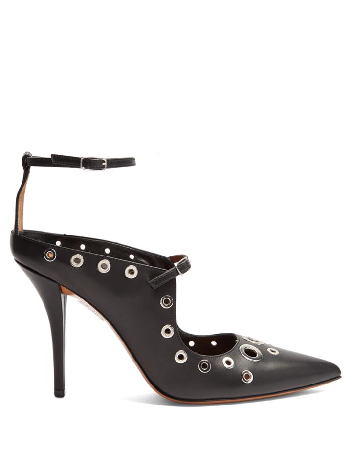 Givenchy Eyelet Leather Pumps