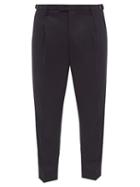 Barena Venezia - Masco Cropped Wool-blend Trousers - Mens - Navy