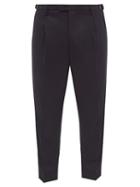 Barena Venezia - Masco Cropped Wool-blend Trousers - Mens - Navy