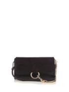 Chloé Faye Mini Leather And Suede Cross-body Bag