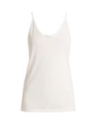 Raey Deep Scoop-neck Ribbed-jersey Cami Top