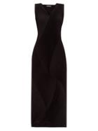 Matchesfashion.com Issey Miyake - Technical Pleated Jersey Dress - Womens - Black