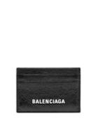Matchesfashion.com Balenciaga - Explorer Logo Debossed Leather Cardholder - Mens - Black
