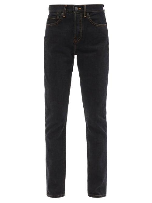 Ladies Rtw Wardrobe. Nyc - Stone-washed Relaxed-leg Jeans - Womens - Black