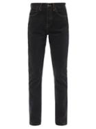 Ladies Rtw Wardrobe. Nyc - Stone-washed Relaxed-leg Jeans - Womens - Black