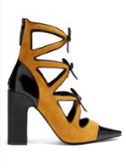 Fabrizio Viti Take A Bow Block-heel Suede Ankle Boots
