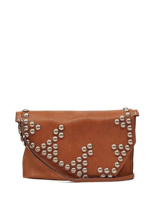 Matchesfashion.com Isabel Marant - Tryne Studded Leather Cross-body Bag - Womens - Tan