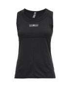 Matchesfashion.com Adidas By Stella Mccartney - Logo Print Cotton Blend Tank Top - Womens - Black