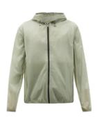 Matchesfashion.com 5 Moncler Craig Green - Frog-print Translucent-shell Hooded Jacket - Mens - Green