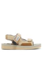 Matchesfashion.com Suicoke - Was-v Nylon And Suede Sandals - Womens - Beige
