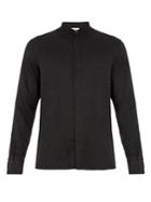 Saint Laurent Single-cuff Silk-jacquard Shirt