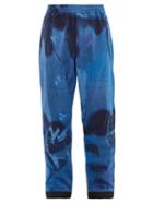 Matchesfashion.com 3 Moncler Grenoble - Tie-dye Print Technical Ski Trousers - Mens - Blue