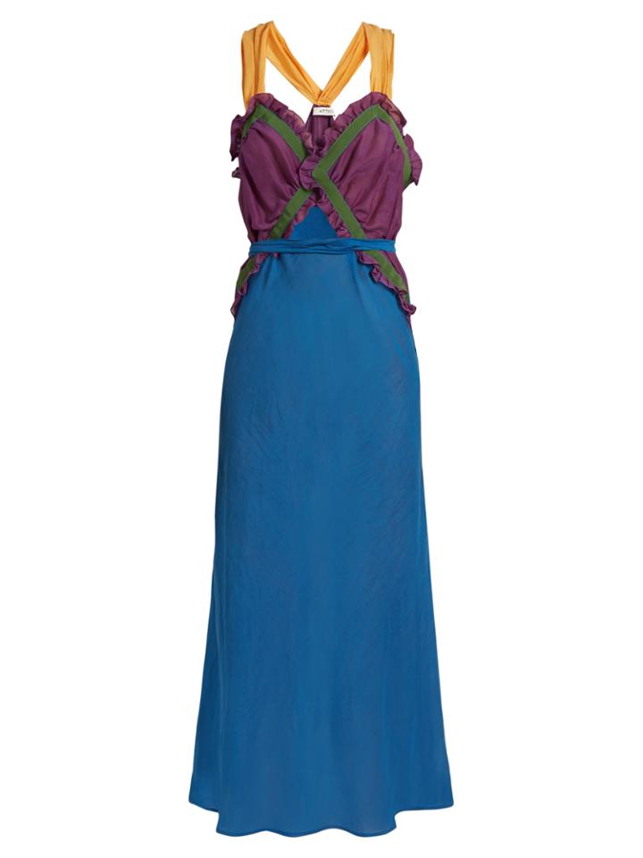 Attico Juliana Cotton-muslin Midi Dress