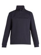 A.p.c. High-neck Zip-up Cotton Sweatshirt