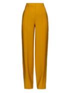 Adam Lippes High Waisted Stretch Wool-crepe Trousers