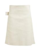 Matchesfashion.com Bottega Veneta - Leather Pencil Skirt - Womens - Ivory