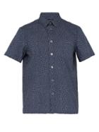 Matchesfashion.com A.p.c. - Cippi Dot Print Cotton Shirt - Mens - Navy Multi