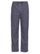Matchesfashion.com Derek Rose - Checked Brushed Cotton Pyjama Trousers - Mens - Navy Multi