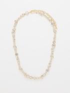 Completedworks - Crystal & 14kt Gold-vermeil Necklace - Womens - Crystal Multi