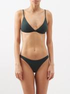 Haight - Fernanda Bikini Top - Womens - Dark Green