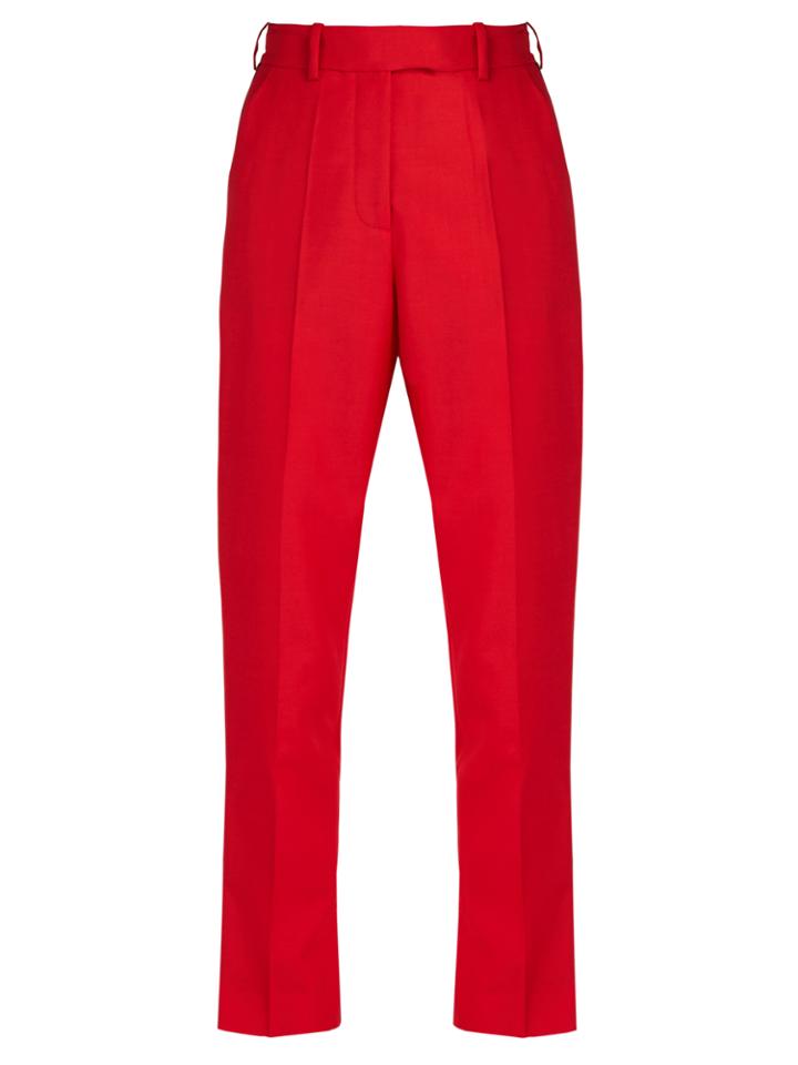 Racil Stones High-rise Slim-leg Trousers