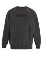 Balenciaga Oversized Sinners-embroidered Cotton Sweatshirt