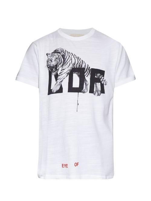 Off-white Eye Of Cotton-jersey T-shirt