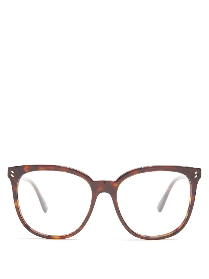 Stella Mccartney Round-frame Tortoiseshell Acetate Glasses