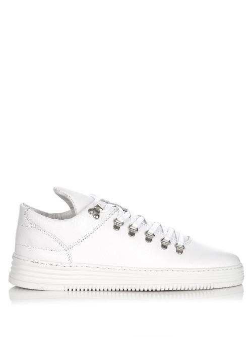 Filling Pieces Low-top Grained-leather Trainers