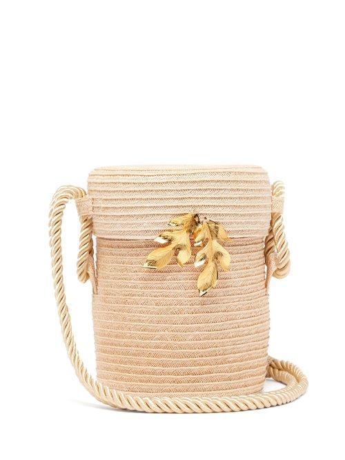 Matchesfashion.com Rebecca De Ravenel - Farida Straw Bag - Womens - Cream
