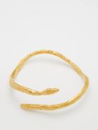 Alighieri - The Medusa 24kt Gold-plated Bangle - Womens - Yellow Gold