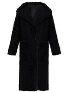 Matchesfashion.com Joseph - Maybelle Reversible Shearling Coat - Womens - Black