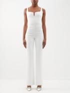 Galvan - London Crepe Jumpsuit - Womens - White