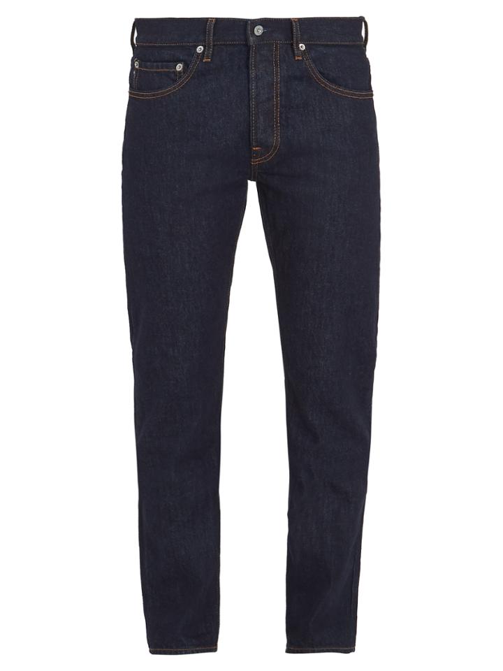 Stone Island Mid-rise Straight Leg Jeans