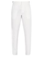 Matchesfashion.com Orlebar Brown - Griffon Linen Trousers - Mens - White