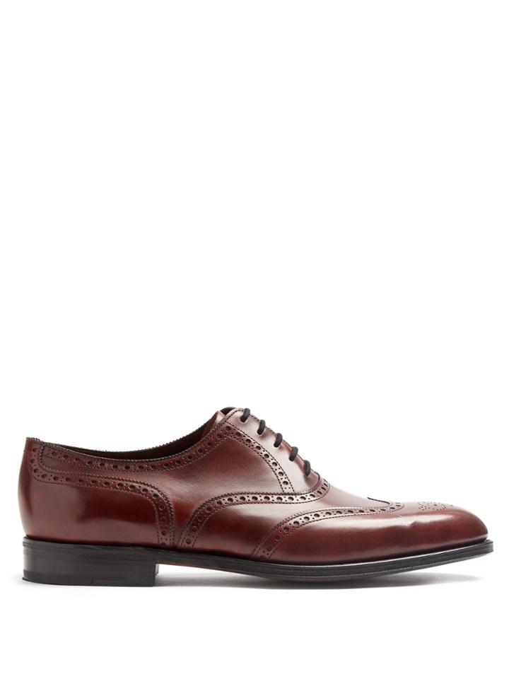 John Lobb Stowey Leather Brogues