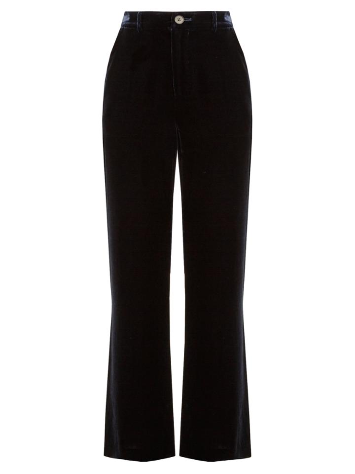M.i.h Jeans Welbeck High-rise Wide-leg Velvet Trousers