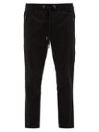 Matchesfashion.com Dolce & Gabbana - Pintucked Cotton-gabardine Track Pants - Mens - Black