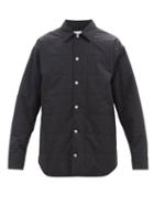 Jil Sander - Point-collar Quilted Jacket - Mens - Black