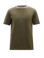Missoni - Space-dye Trim Cotton-jersey T-shirt - Mens - Green