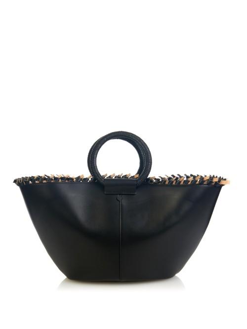 The Row Market Knotted-trim Leather Tote