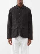 Oliver Spencer - Brixham Flap-pocket Cotton Jacket - Mens - Black