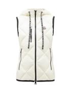 Matchesfashion.com Moncler - Quilted Soft-shell Gilet - Womens - White