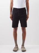 Ymc - Jay Drawstring Cotton-twill Shorts - Mens - Black