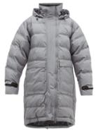 Matchesfashion.com Adidas By Stella Mccartney - Longline Padded Coat - Womens - Grey