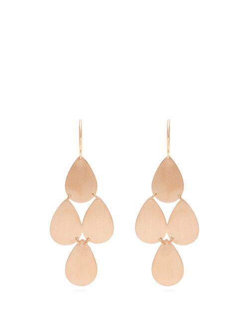 Matchesfashion.com Irene Neuwirth - Rose Gold Chandelier Earrings - Womens - Rose Gold