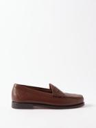 G.h. Bass & Co. - Weejun Heritage Larson Leather Loafers - Mens - Brown