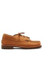 Matchesfashion.com Yuketen - Angler Leather Moccasin Shoes - Mens - Brown